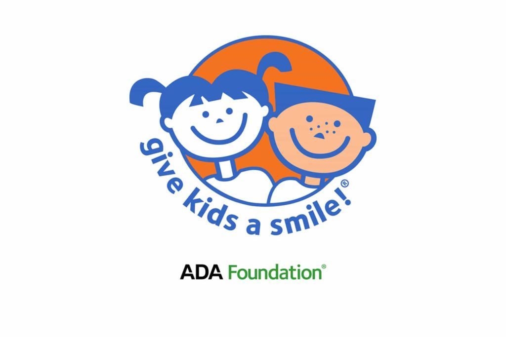Give kids a smile logo by ADA Foundation