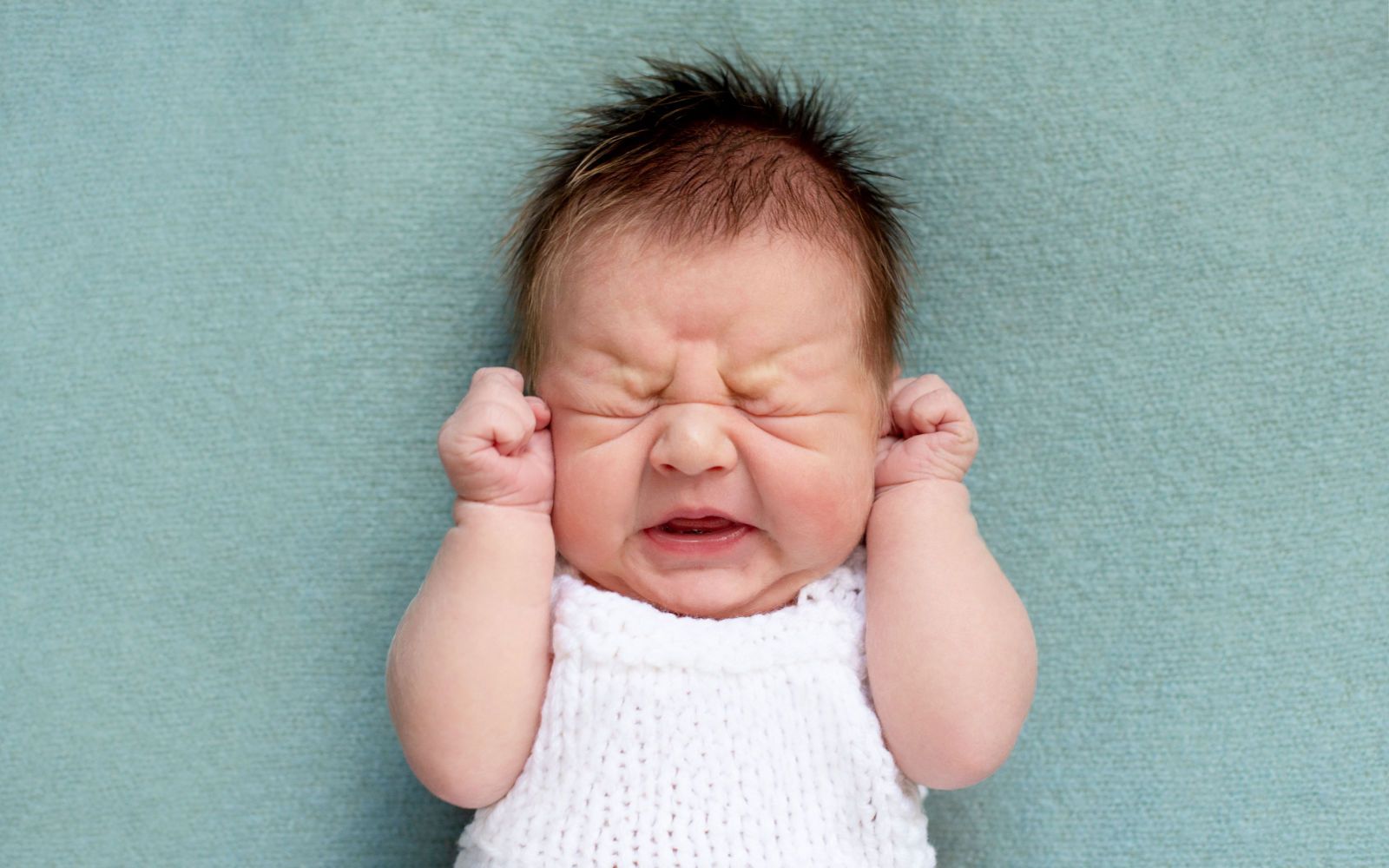 Newborn Crying Experiencing Constipation